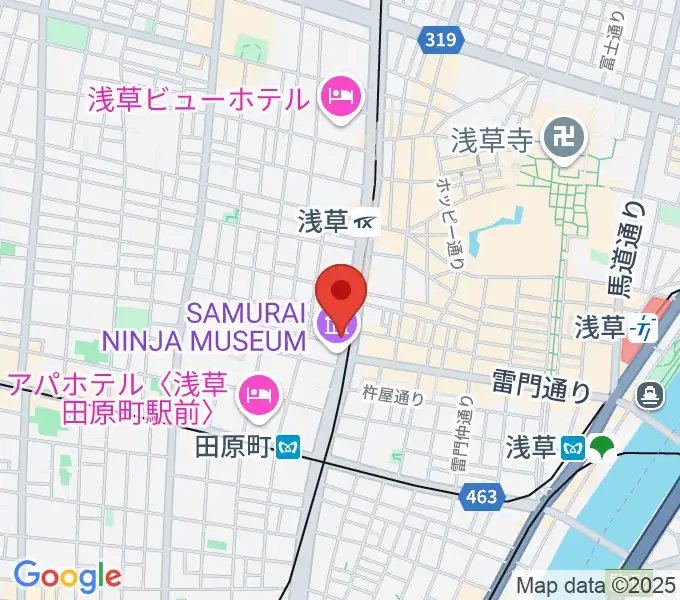 宮本卯之助商店 西浅草店の地図
