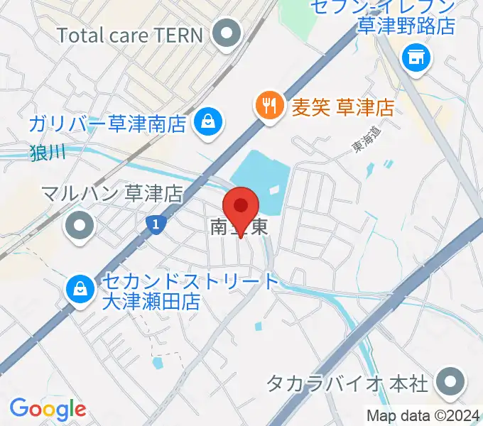 音楽教室ひまわりミュージックの地図