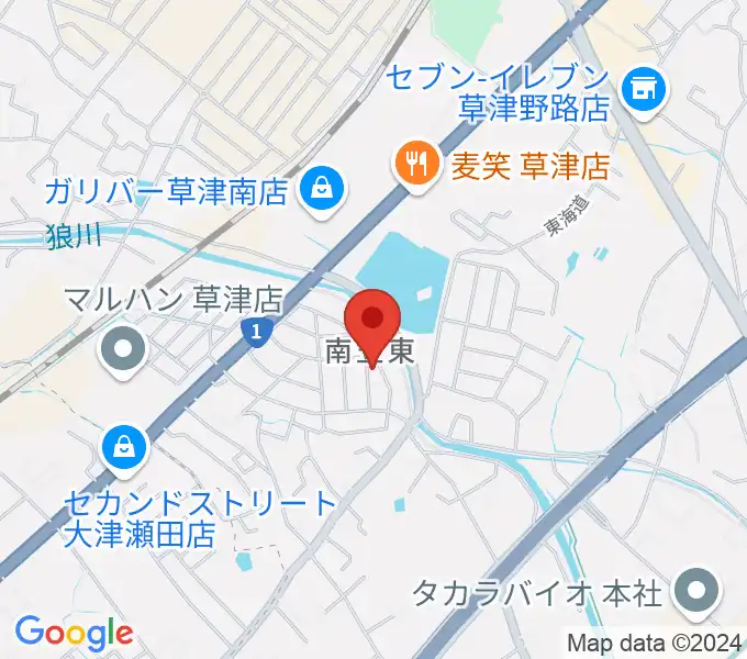 音楽教室ひまわりミュージックの地図