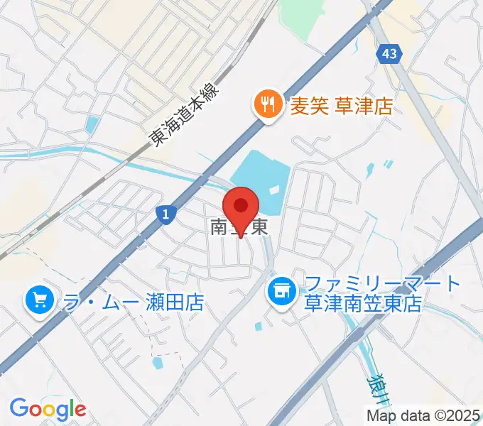 音楽教室ひまわりミュージックの地図