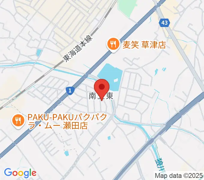 音楽教室ひまわりミュージックの地図