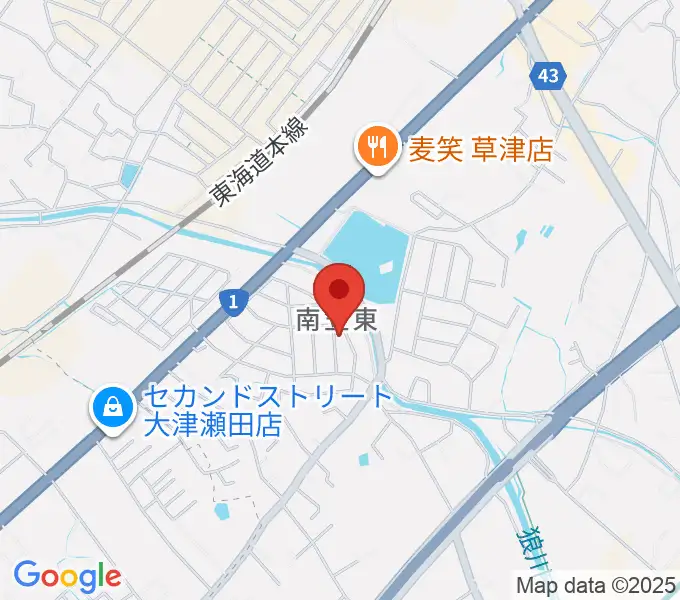 音楽教室ひまわりミュージックの地図