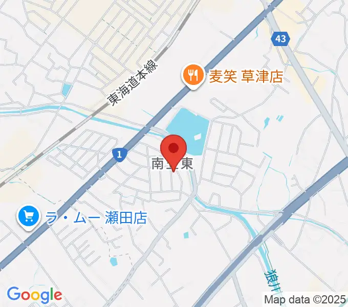 音楽教室ひまわりミュージックの地図