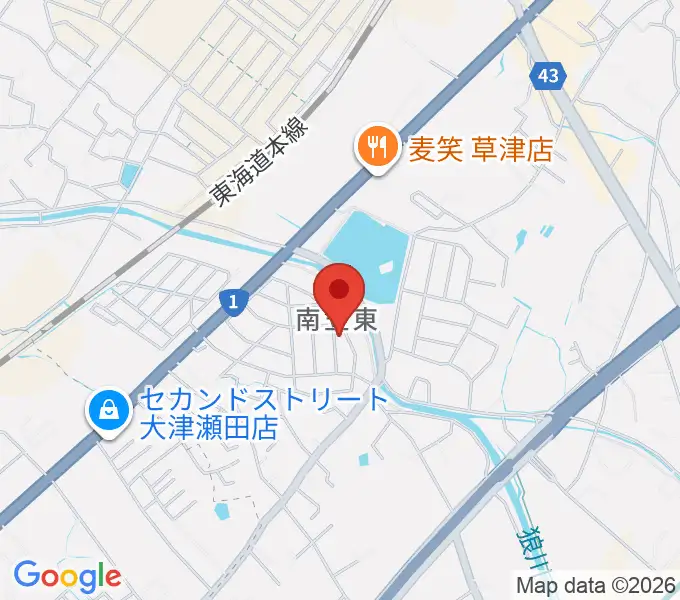 音楽教室ひまわりミュージックの地図
