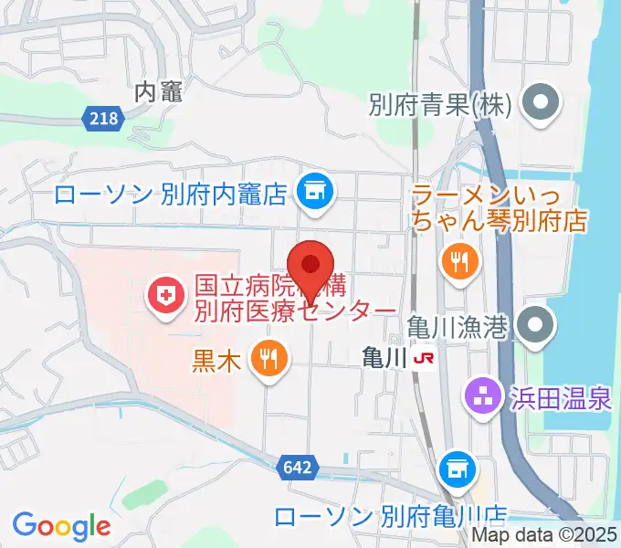 愛野由美子ピアノ教室の地図