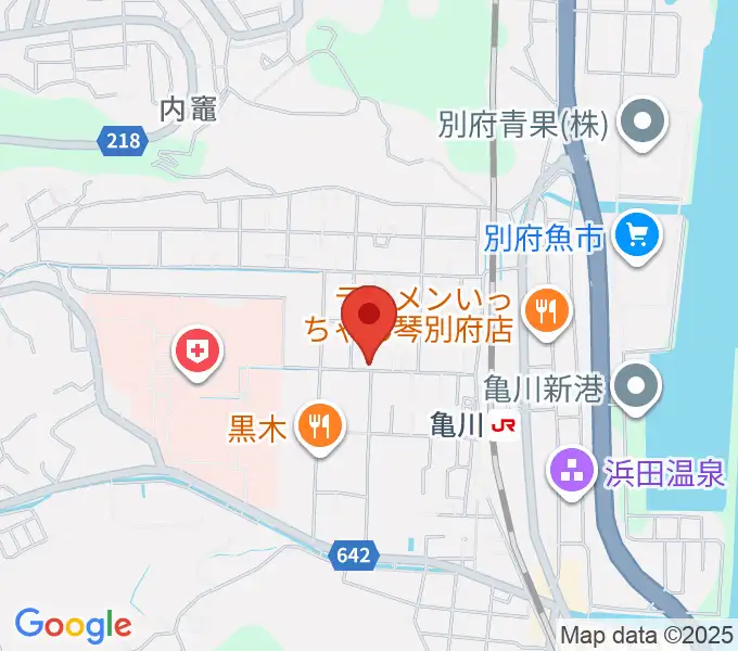 愛野由美子ピアノ教室の地図