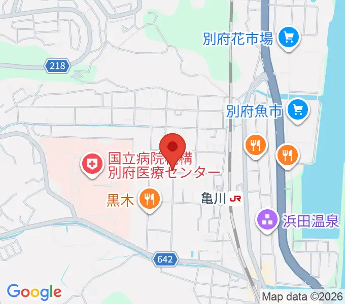 愛野由美子ピアノ教室の地図