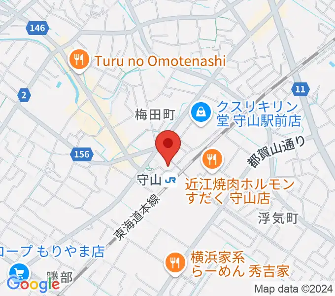 ハーモニー・ミュージック・スタジオの地図