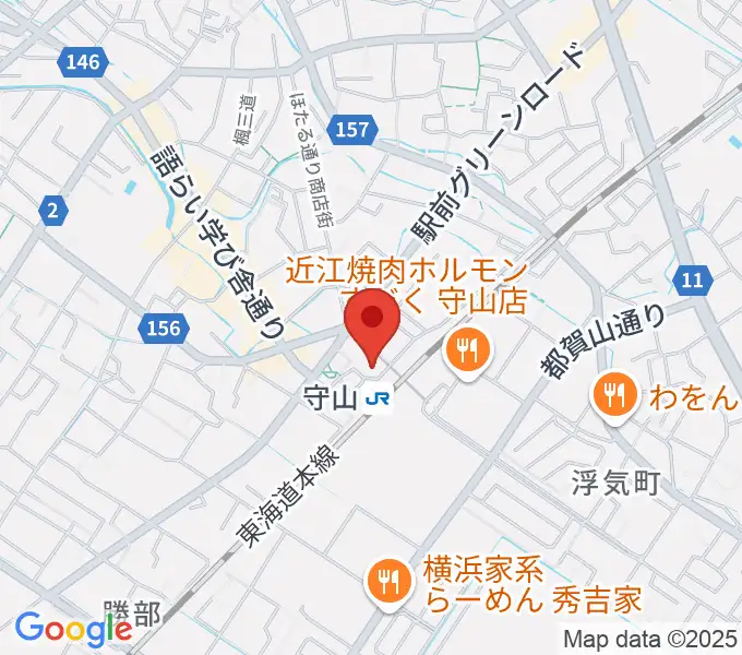ハーモニー・ミュージック・スタジオの地図