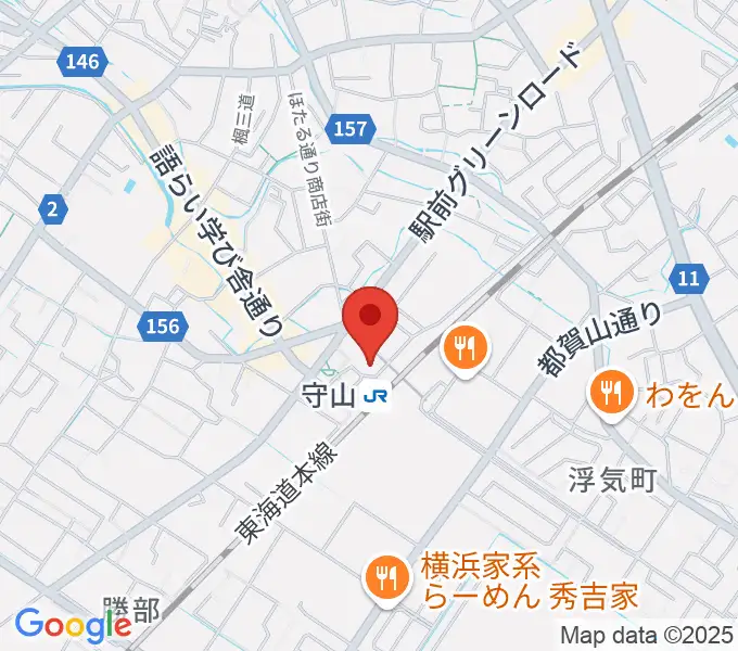 ハーモニー・ミュージック・スタジオの地図