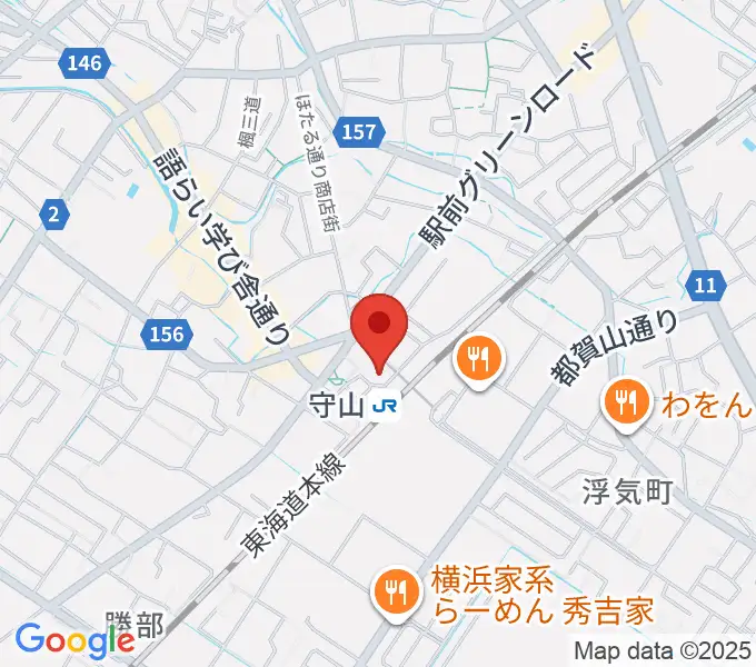 ハーモニー・ミュージック・スタジオの地図