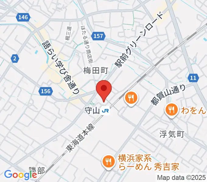 ハーモニー・ミュージック・スタジオの地図