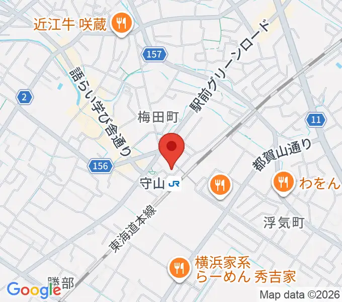 ハーモニー・ミュージック・スタジオの地図