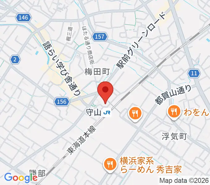 ハーモニー・ミュージック・スタジオの地図