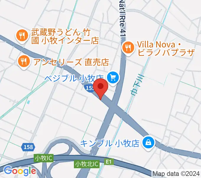 MJPミックススクールの地図