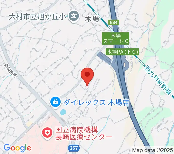 トミーズ音楽工房の地図