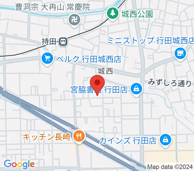 Y・Ａ音楽学院の地図