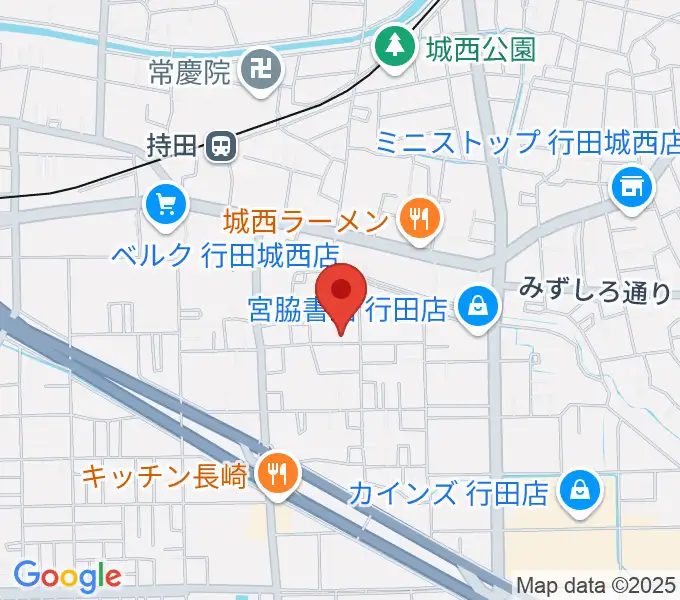 Y・Ａ音楽学院の地図