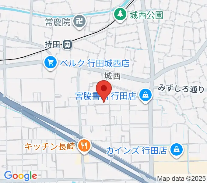 Y・Ａ音楽学院の地図