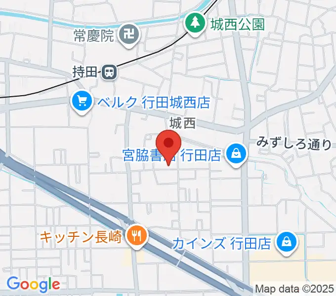 Y・A音楽学院の地図