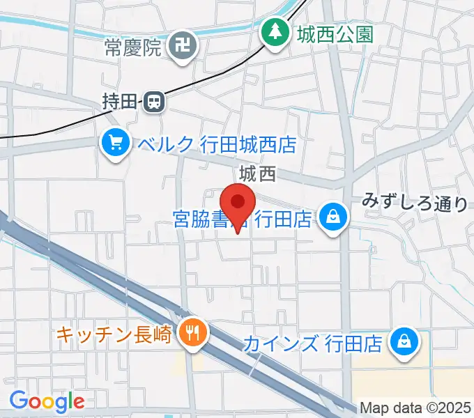 Y・Ａ音楽学院の地図
