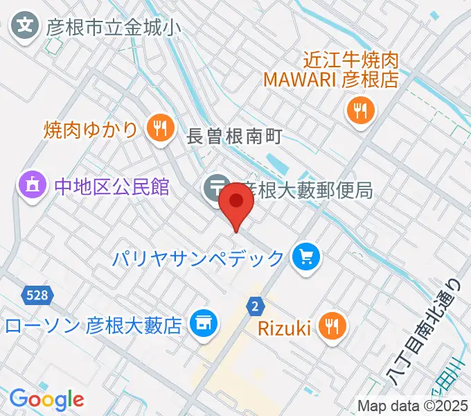 横田恵子ピアノ教室の地図