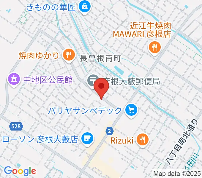 横田恵子ピアノ教室の地図