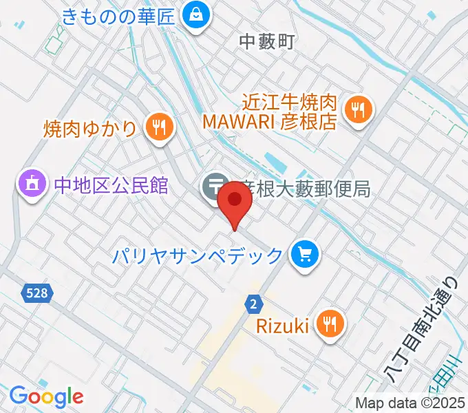 横田恵子ピアノ教室の地図