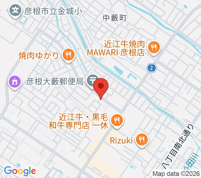 横田恵子ピアノ教室の地図