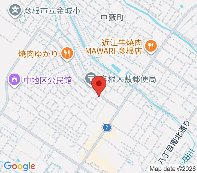 横田恵子ピアノ教室の地図