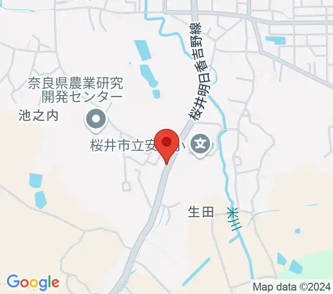 レイジーウッド音楽教室の地図