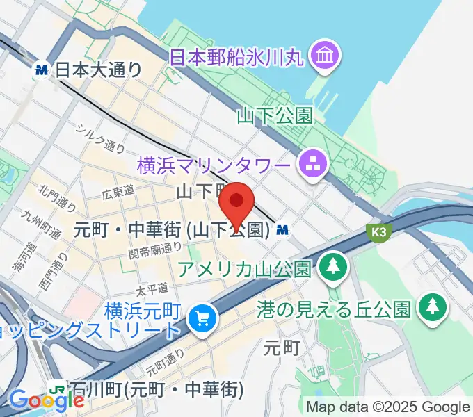 リーヴェロ音楽教室の地図
