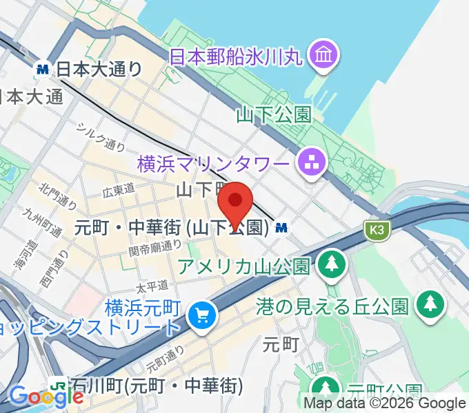 リーヴェロ音楽教室の地図