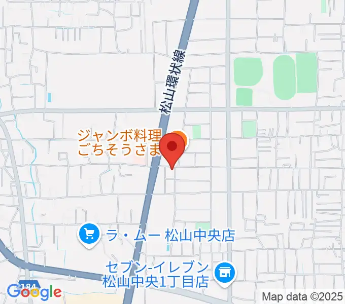 サウンドガーデンミュージックスクール松山本校の地図