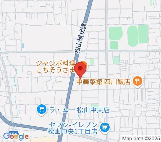 サウンドガーデンミュージックスクール松山本校の地図