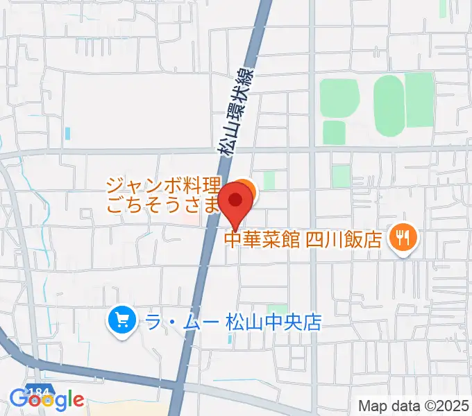サウンドガーデンミュージックスクール松山本校の地図