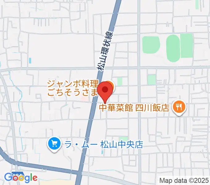 サウンドガーデンミュージックスクール松山本校の地図