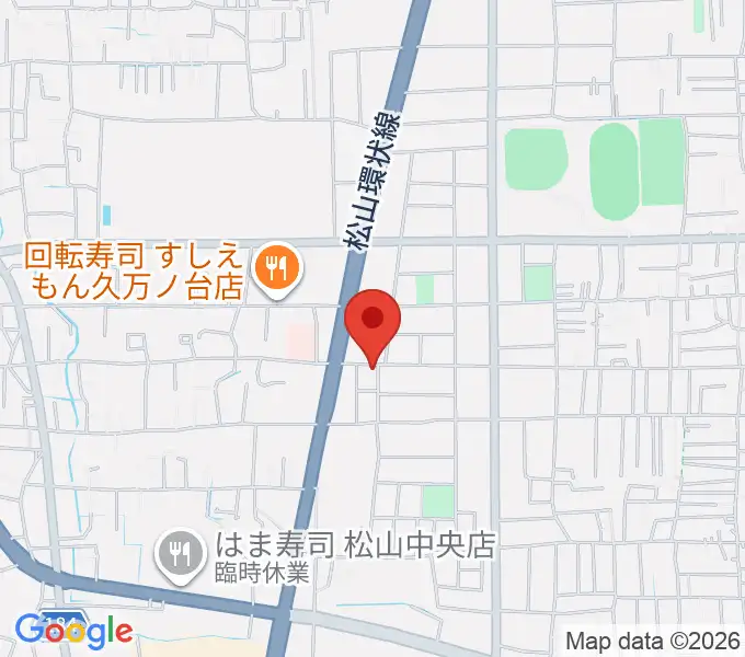 サウンドガーデンミュージックスクール松山本校の地図