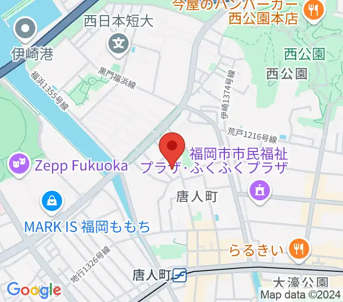 エレガンテピアノ教室の地図