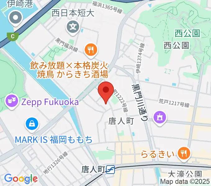 エレガンテピアノ教室の地図