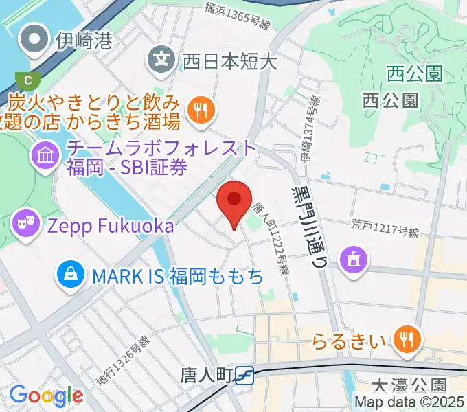 エレガンテピアノ教室の地図