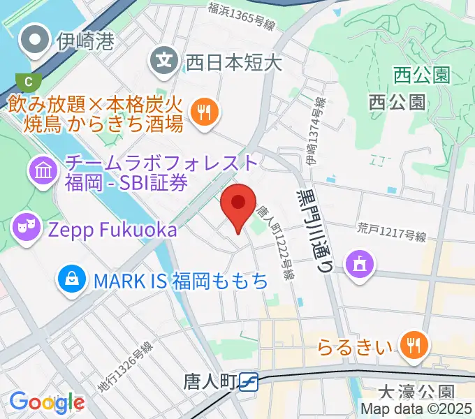 エレガンテピアノ教室の地図