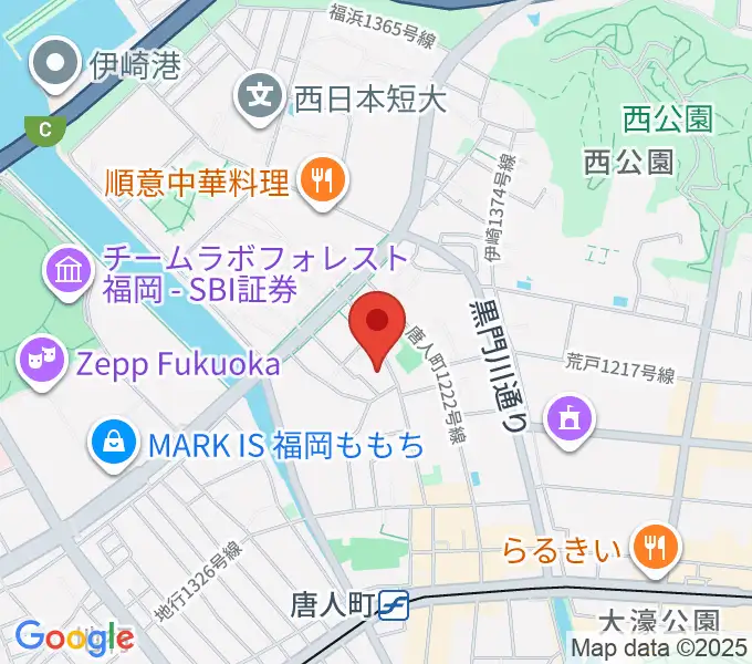 エレガンテピアノ教室の地図