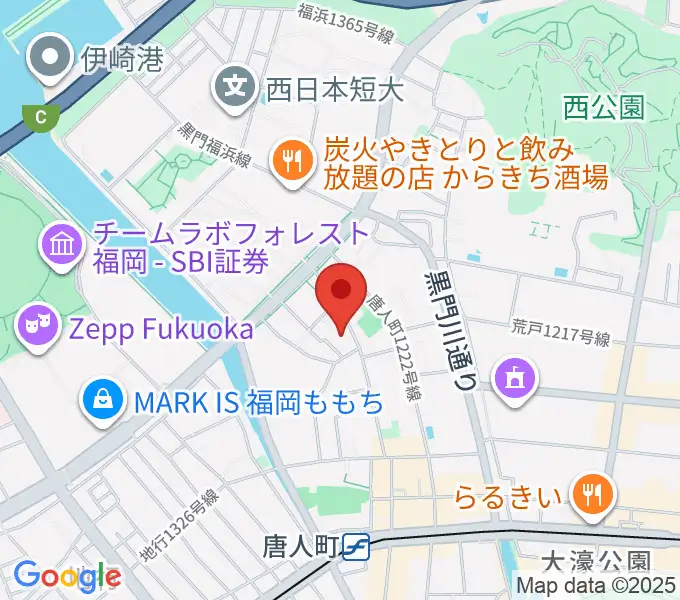 エレガンテピアノ教室の地図