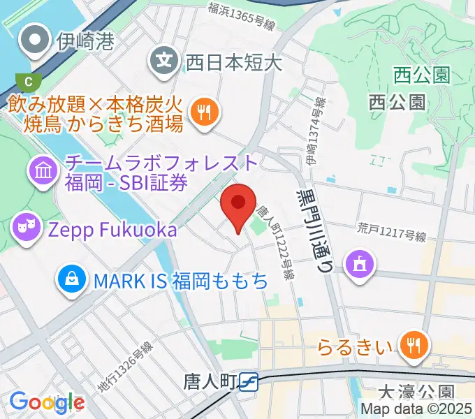 エレガンテピアノ教室の地図