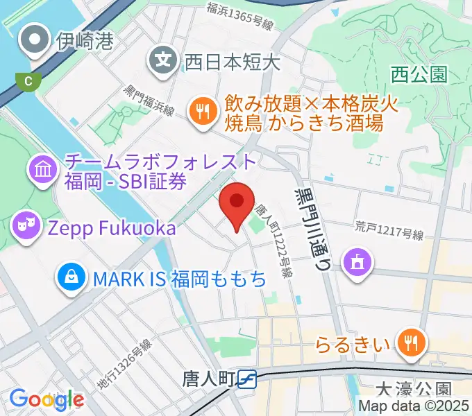エレガンテピアノ教室の地図