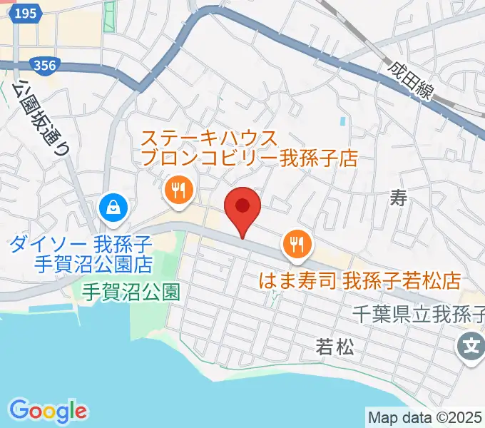 どれみピアノスタジオの地図