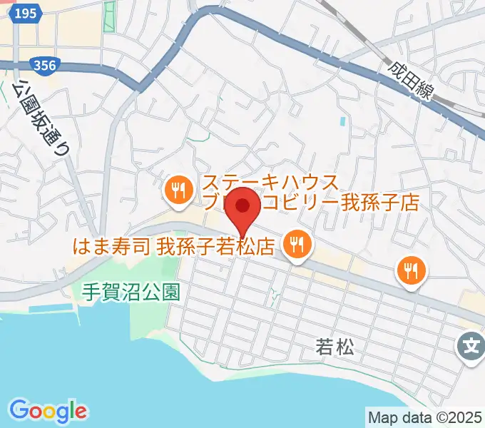 どれみピアノスタジオの地図
