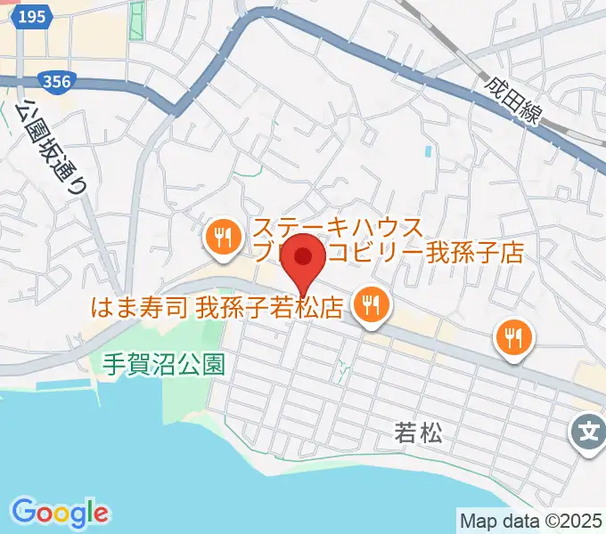 どれみピアノスタジオの地図