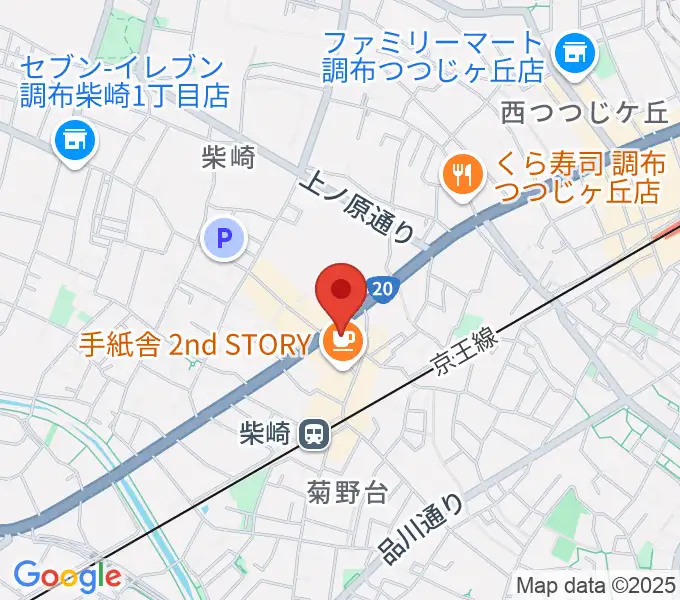 J.K.キューブ101スタジオエチュードの地図